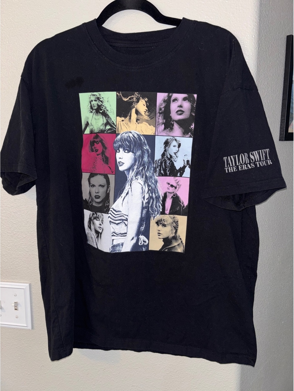 Official Taylor Swift The Eras Tour Concert Graphic T-Shirt Men's Size XL Flawed